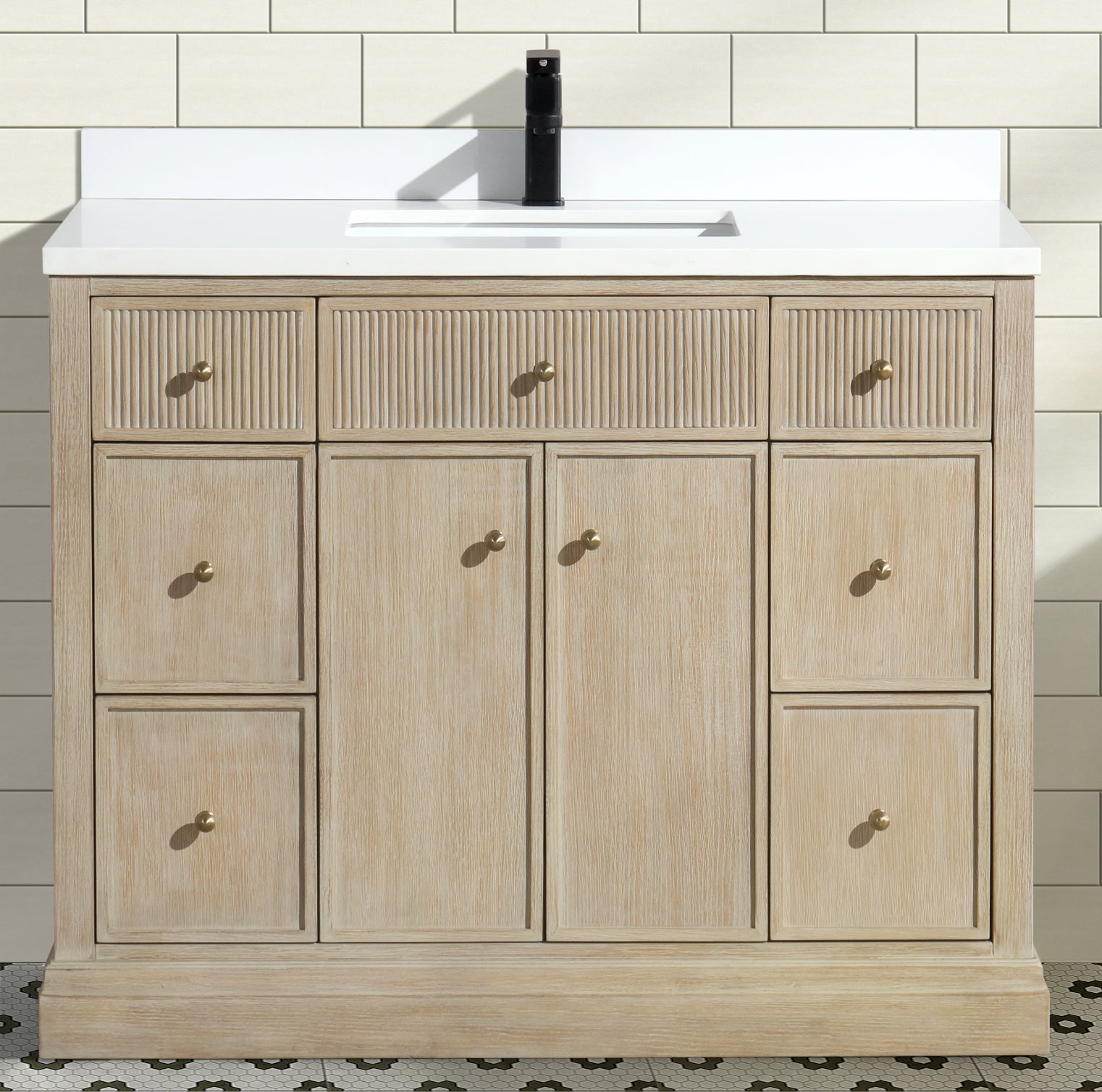 Redondo 42" Bathroom Vanity Ash Oak