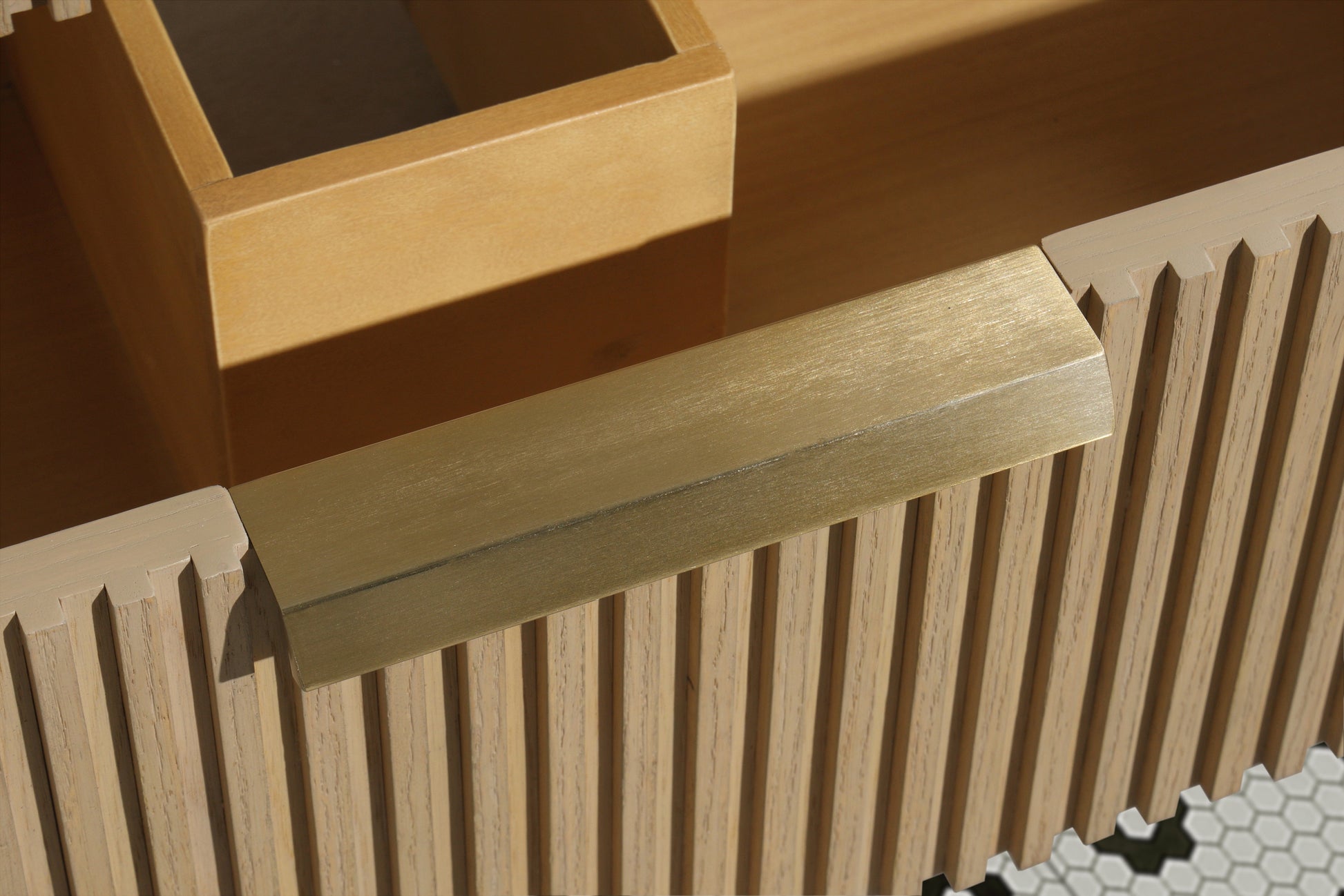 San Diego 36" Floating Bathroom Vanity Oak