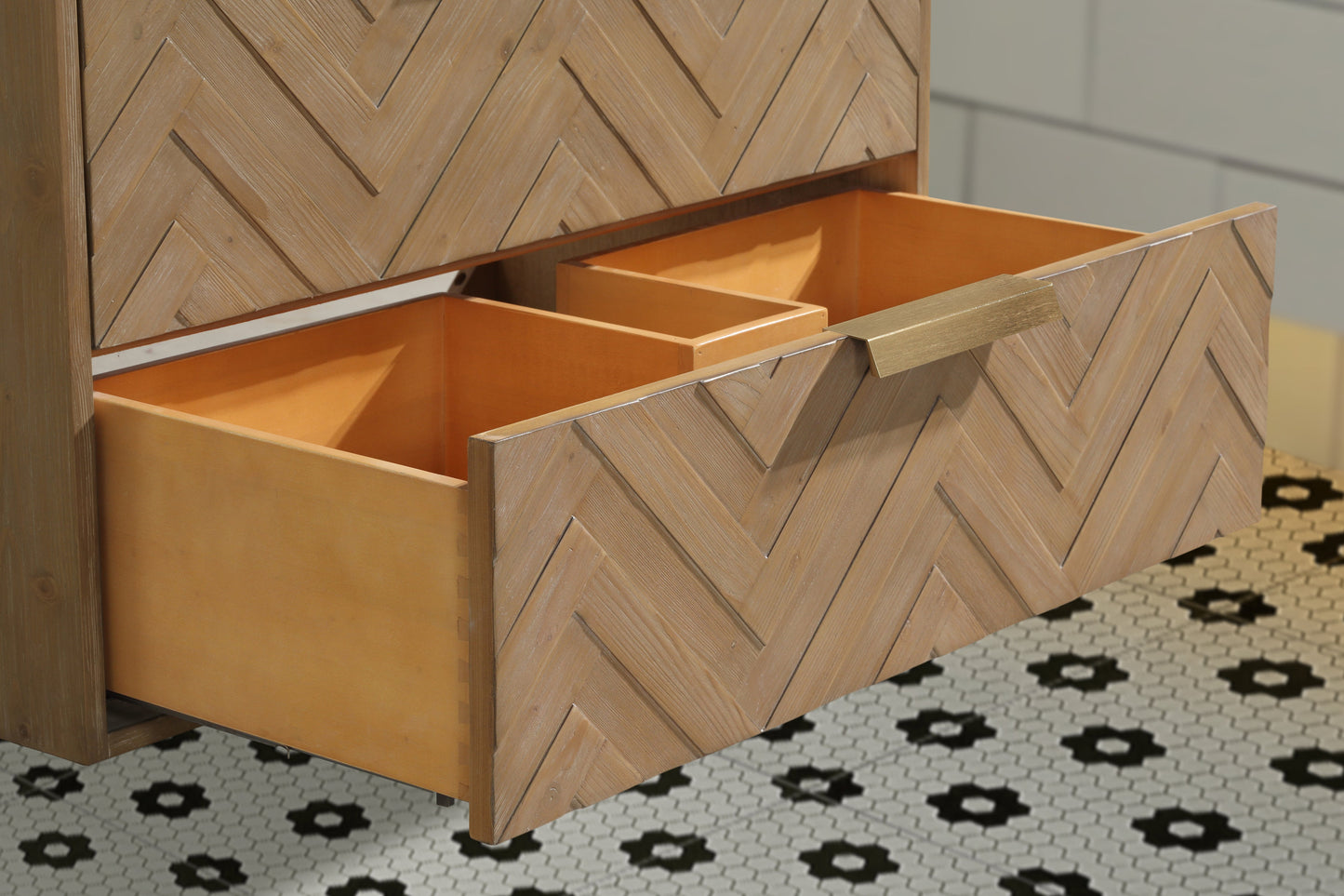 Carlsbad 36" Floating Bathroom Vanity Weathered Fir