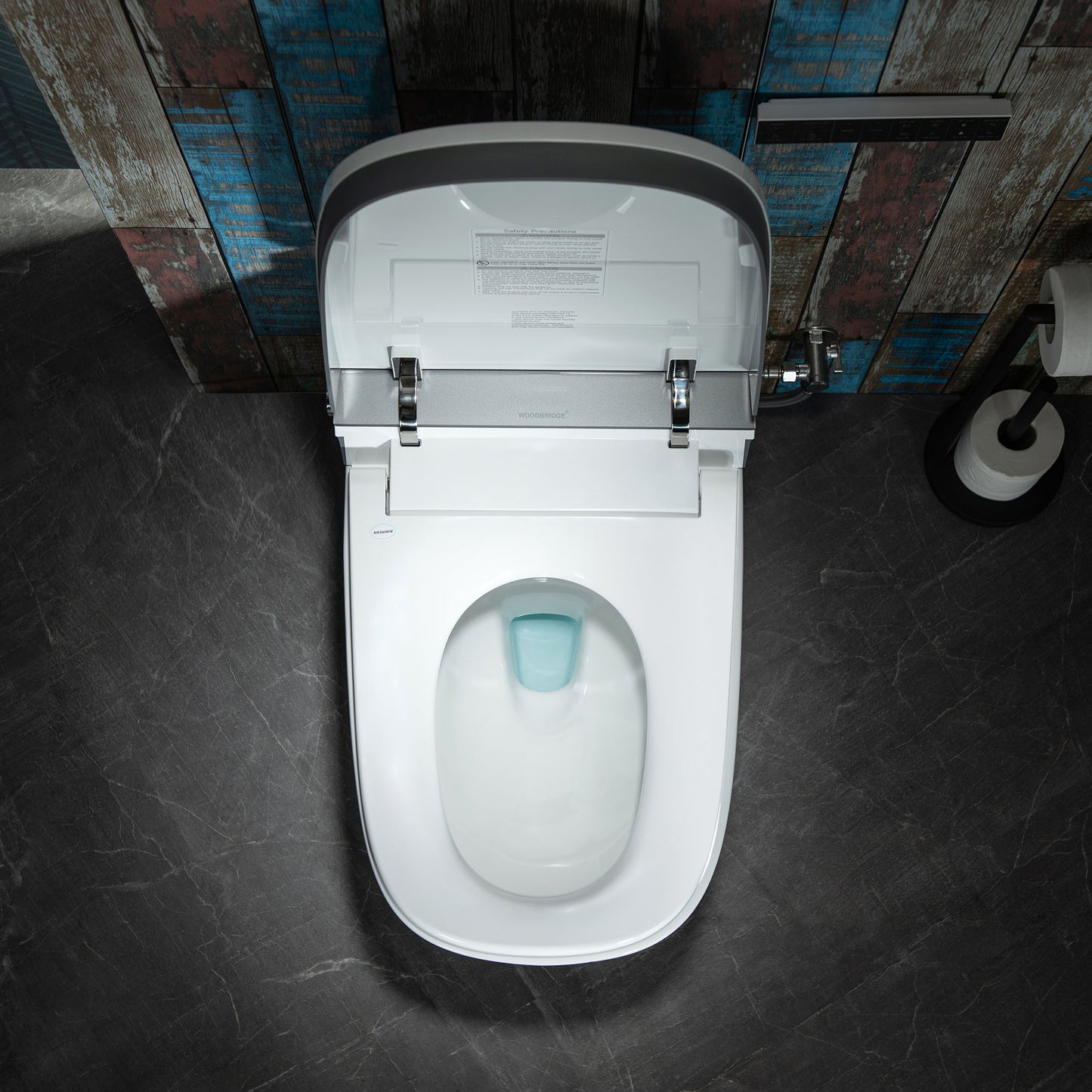 B0930S Smart Bidet Toilet,1.28 GPF Dua Flush, Auto Open & Close, Auto Flush,Foot Sensor, 1000 Gram MaP Flushing Score,Heated Seat, ADA Chair Height Design and Cleaning Foam Dispenser